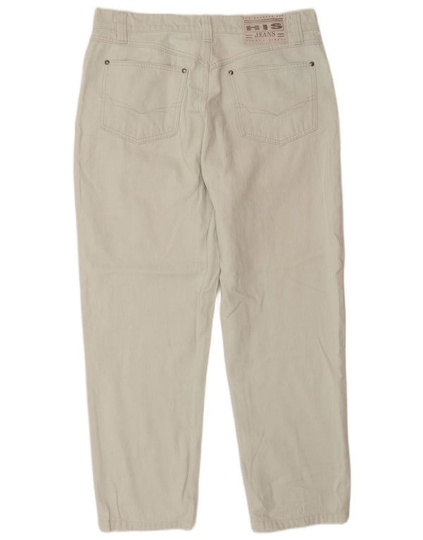 Jeans dritti da uomo HENRY I SIEGEL H.I.S W32 L28 Bianco