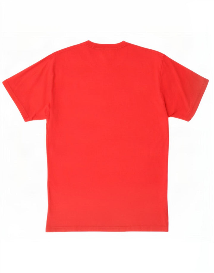 T-shirt grafica da uomo con vestibilità classica Vans, maglietta rossa media, in cotone