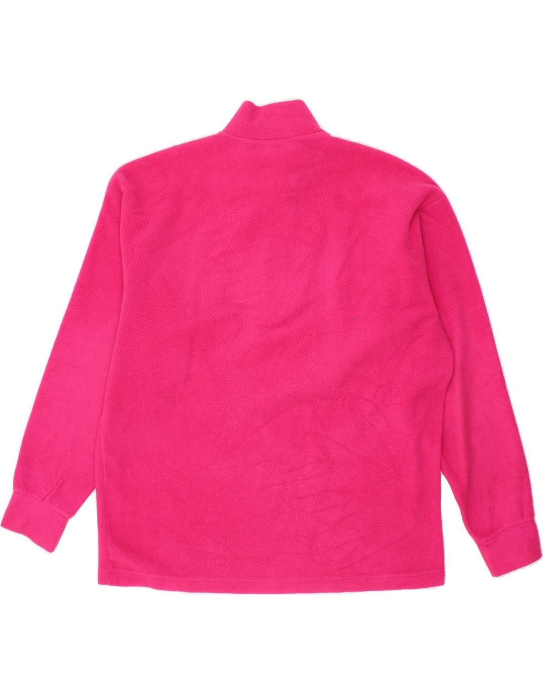 FILA Womens Zip Neck Fleece Jumper IT 48 XL Pink Polyester Vintage Fila and Second-Hand Fila from Messina Hembry 