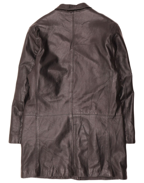 Cappotto In Pelle Uomo Conbipel IT 52 Large Nero