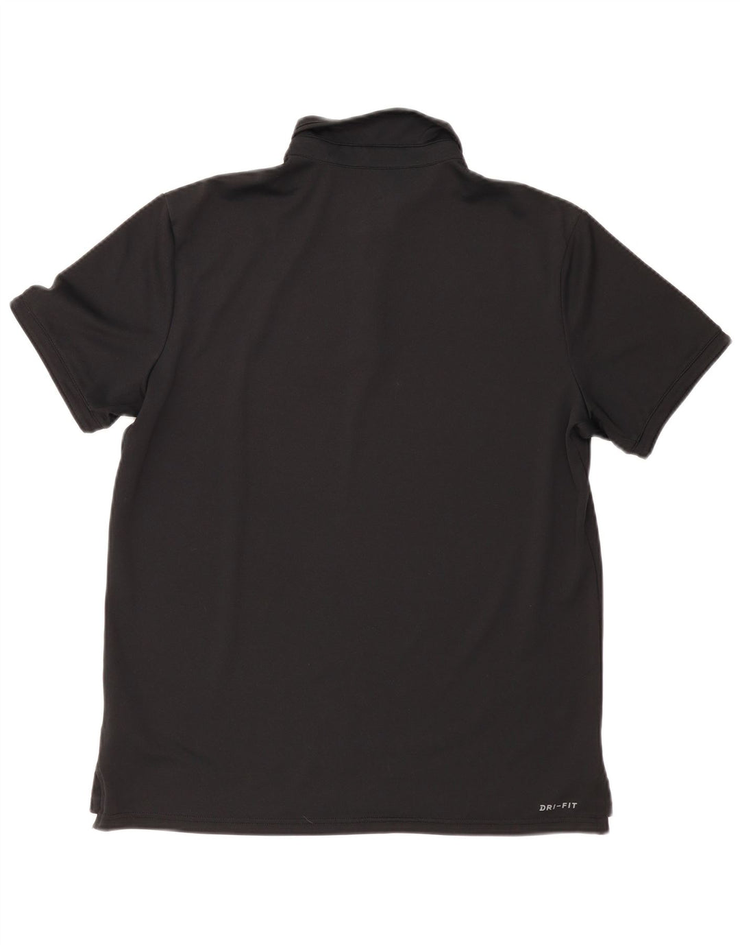 Polo Nike da uomo Dri Fit grande nera in poliestere