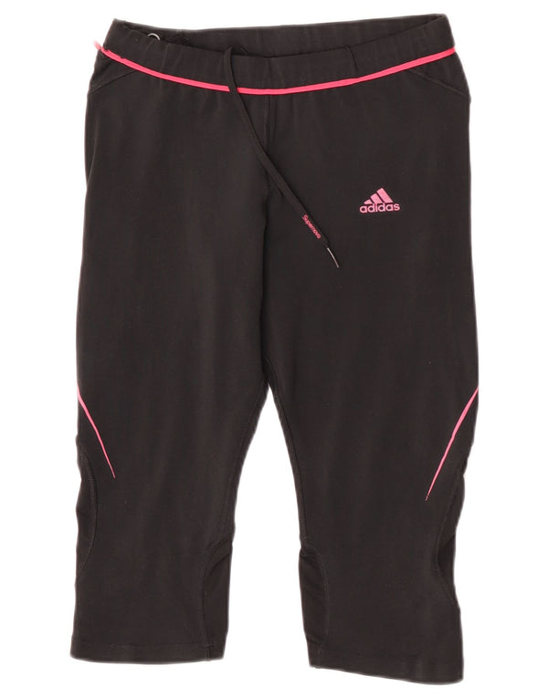 Leggings Adidas Climacool Capri da donna UK 12 medio poliestere nero
