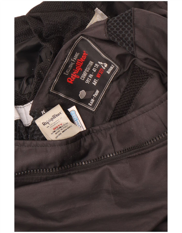 Giacca antipioggia da uomo Refrigiwear UK 38 media nera in poliammide