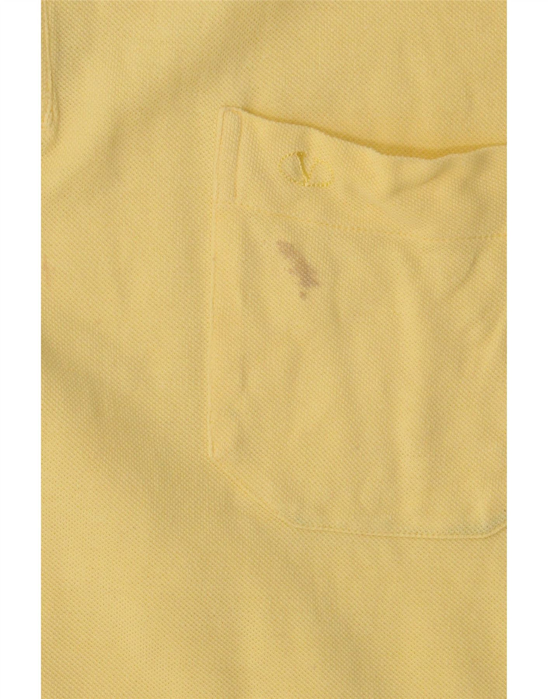 Polo Uomo Valentino Large In Cotone Giallo