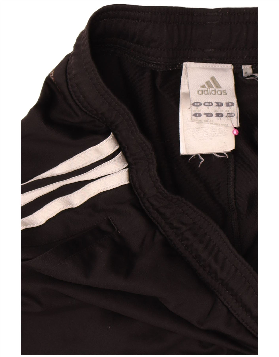 Pantaloni da tuta Adidas Climalite da donna UK 8/10 Small Poliestere nero