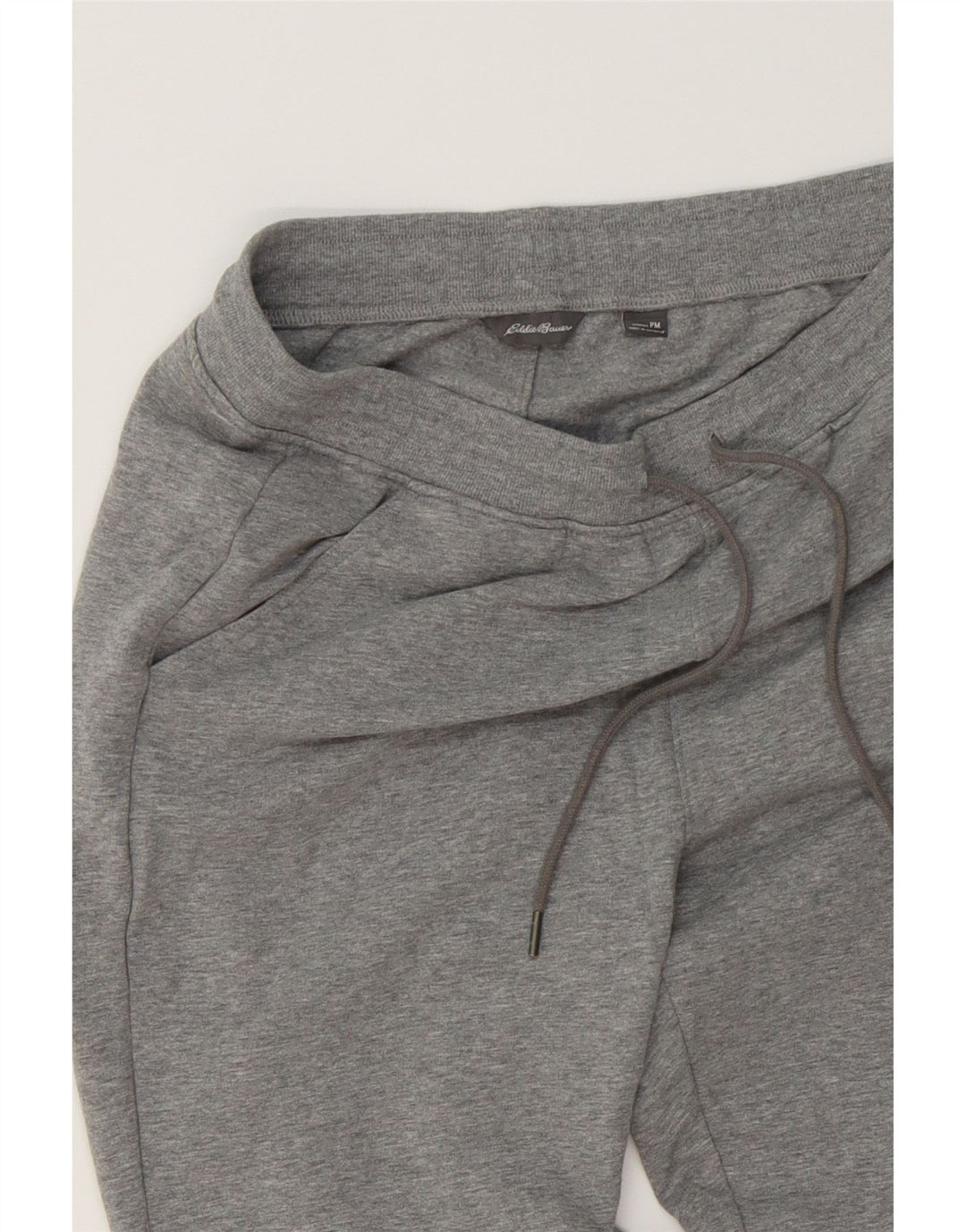 EDDIE BAUER Womens Tracksuit Trousers Joggers UK 14 Medium  Grey Cotton Vintage Eddie Bauer and Second-Hand Eddie Bauer from Messina Hembry 