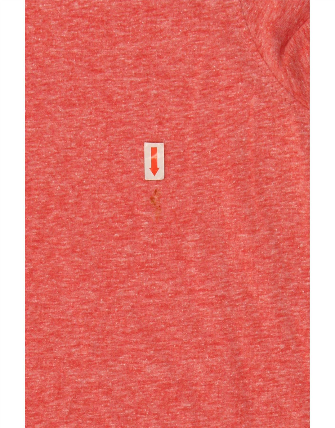 T-shirt da uomo vestibilità regolare Tommy Hilfiger Top XL poliestere chiazzato rosso