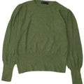 Maglione da donna Marks & Spencer con scollo a barca corto UK 14 Verde medio