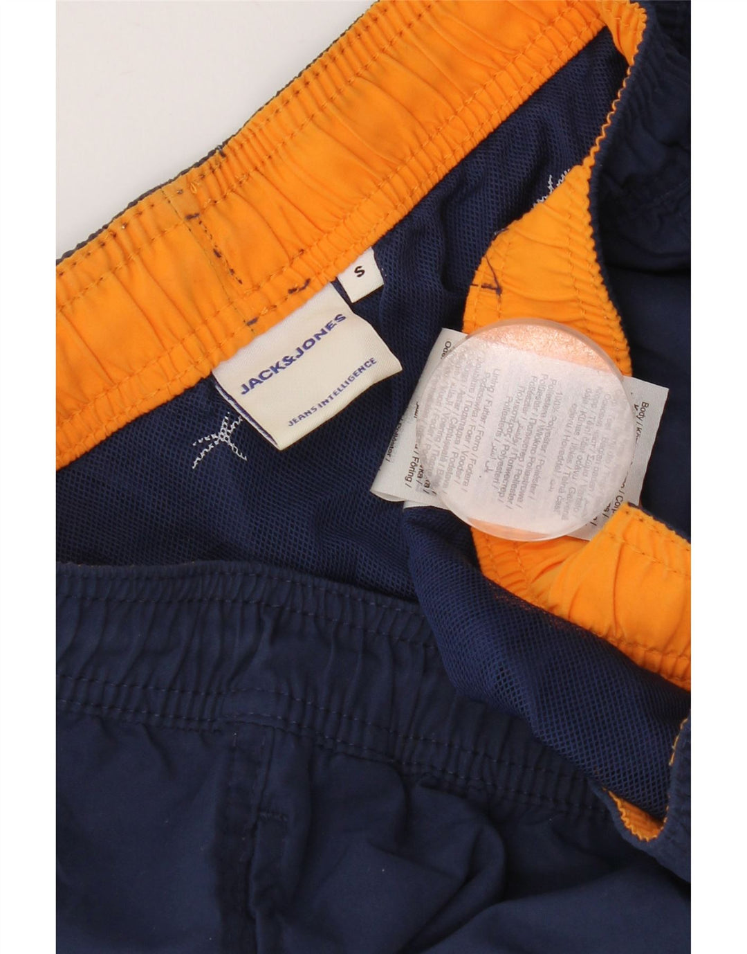 Pantaloncini da bagno da uomo Jack & Jones piccoli in poliestere blu navy