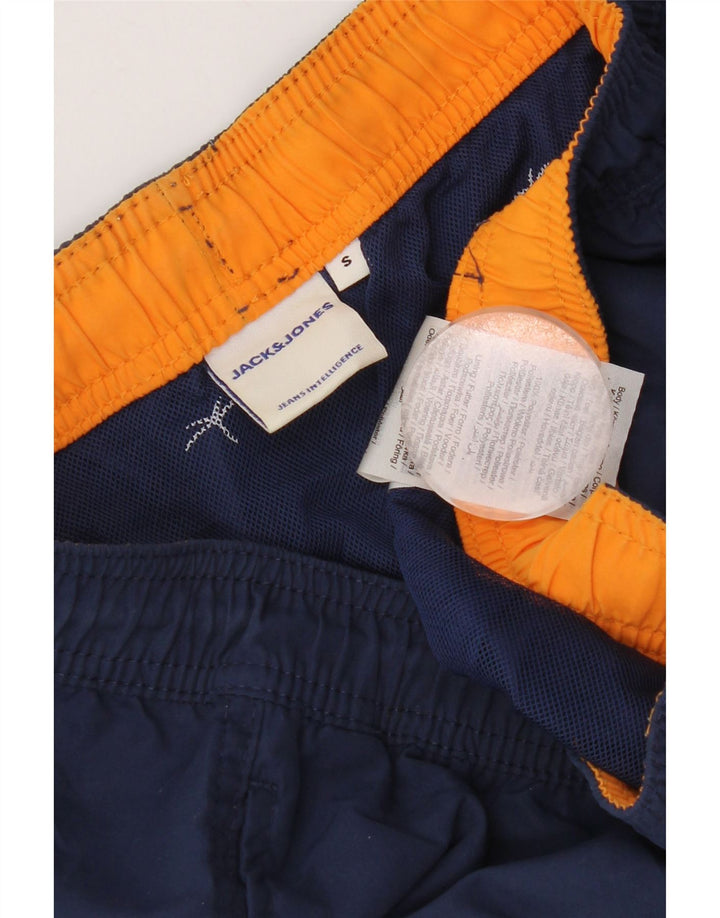 Pantaloncini da bagno da uomo Jack & Jones piccoli in poliestere blu navy
