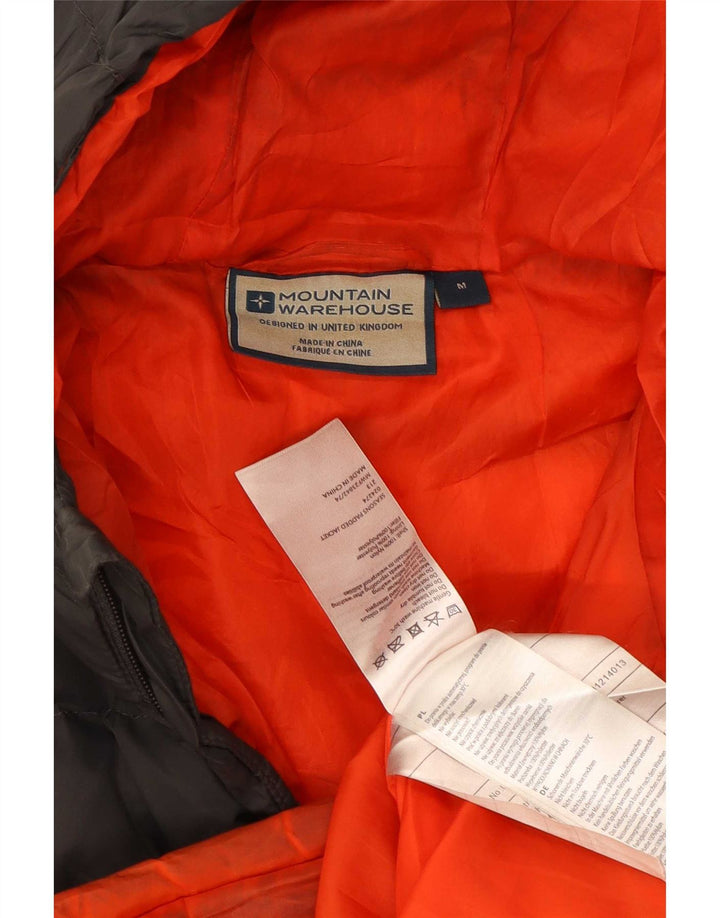 Giacca imbottita con cappuccio da uomo Mountain Warehouse UK 38 Colorblock grigio medio
