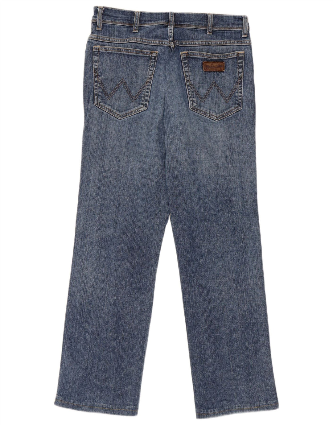Jeans dritti elasticizzati Texas da uomo Wrangler W32 L27 cotone blu
