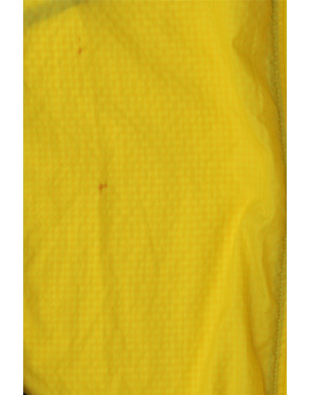 Giacca antipioggia ADIDAS da uomo con cappuccio grafico UK 36 piccolo poliestere a quadri gialli