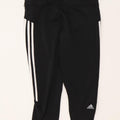 Leggings Adidas Climalite Capri da donna UK 16 grande poliestere nero