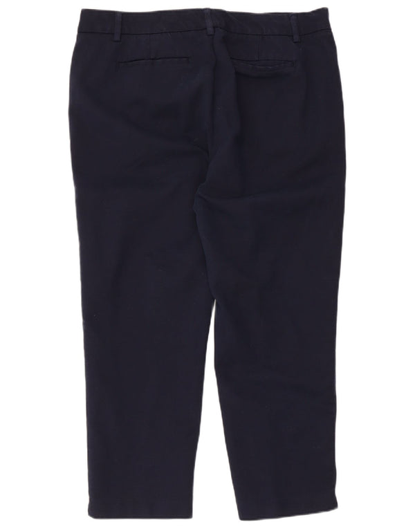 Pantaloni corti da donna Tommy Hilfiger US 14 XL W34 L24 Cotone blu navy