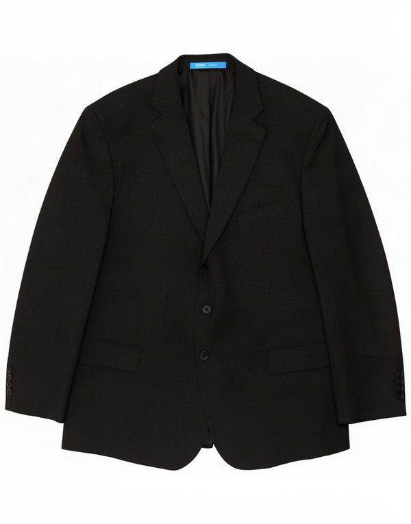 Marks & Spencer Giacca blazer a 3 bottoni da uomo UK 46 XL Poliestere grigio