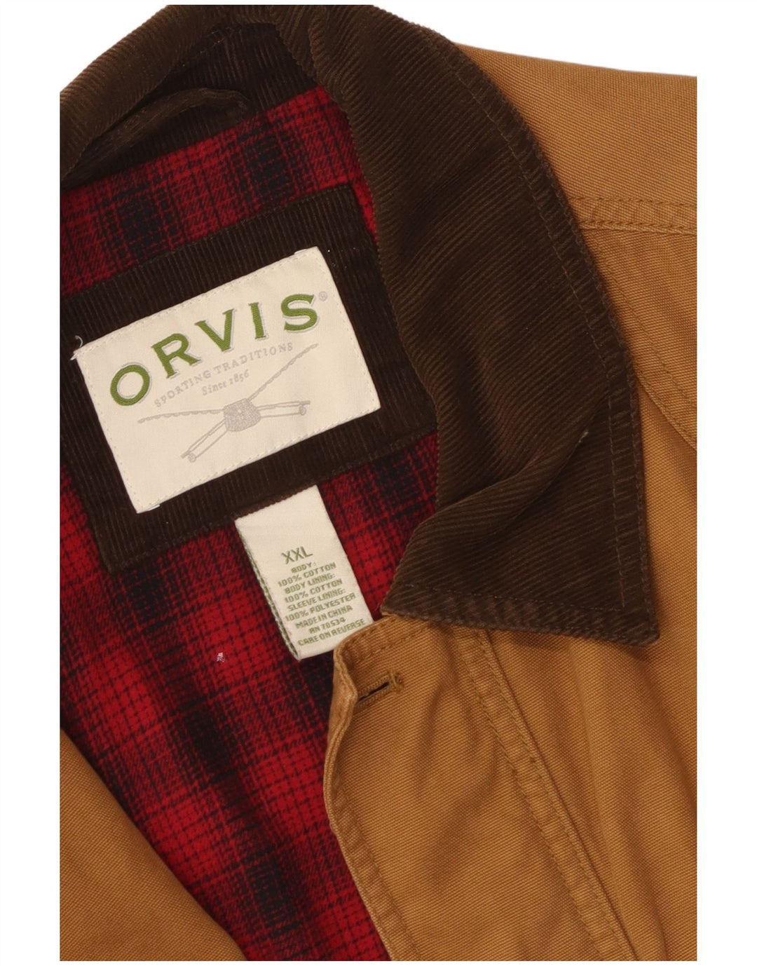Giacca utility da uomo Orvis UK 44 2XL Cotone marrone