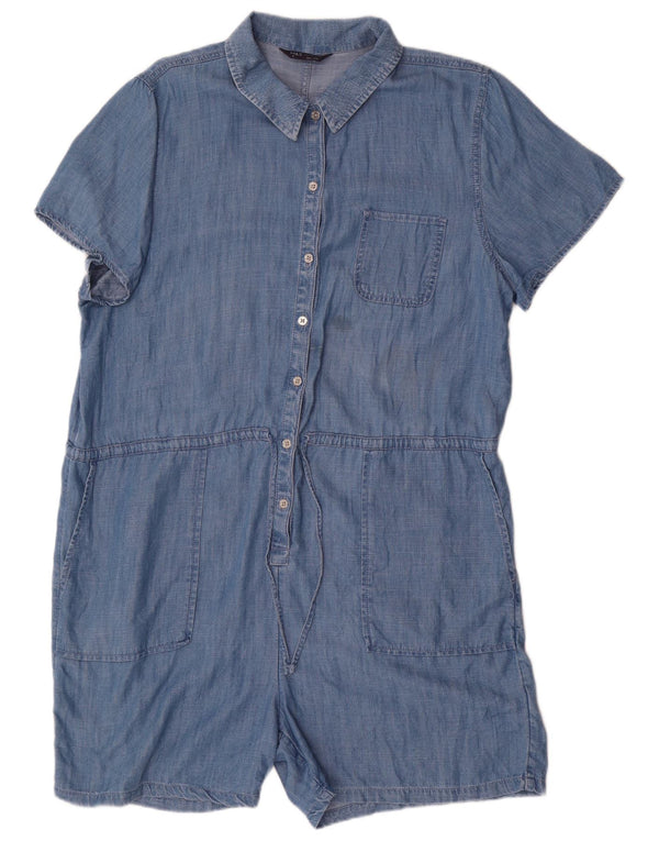 Tutina da donna Marks & Spencer UK 16 Large Lyocell blu