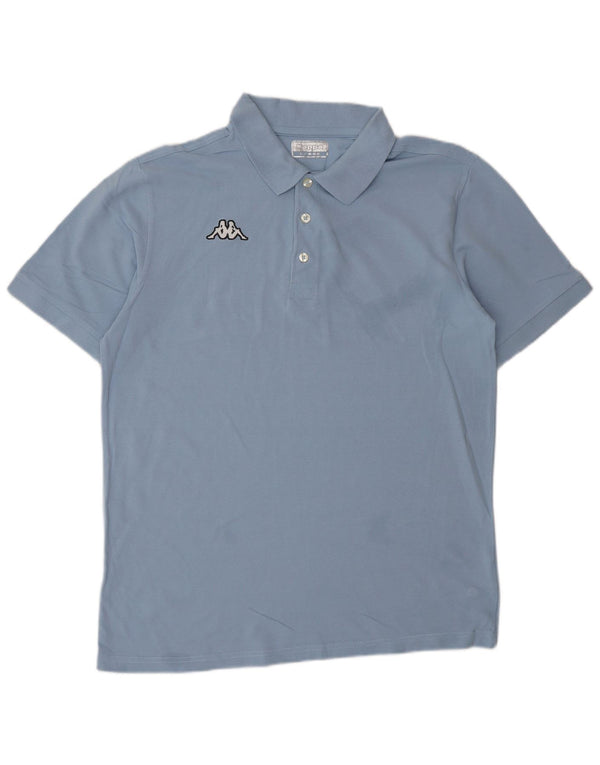 Polo Uomo KAPPA Large Blu Cotone