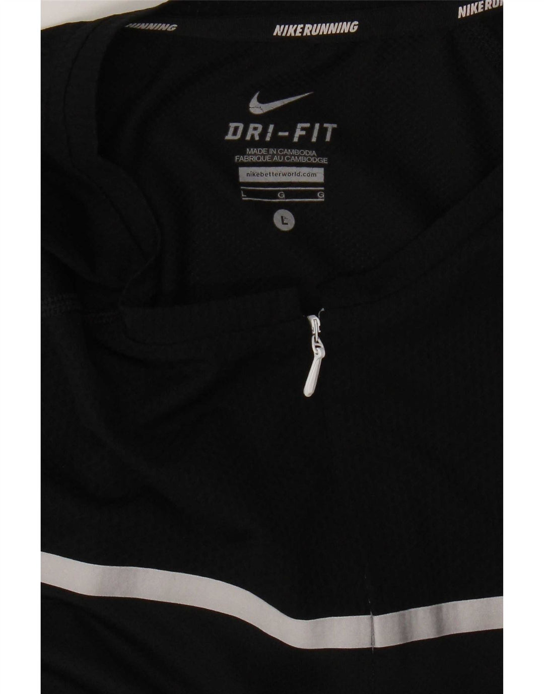 Canotta Nike Dri Fit da donna UK 16 grande nera