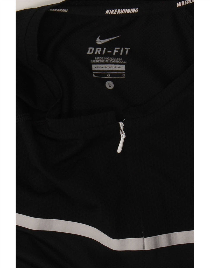Canotta Nike Dri Fit da donna UK 16 grande nera