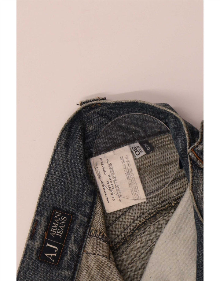 Jeans svasati da donna Armani W30 L33 cotone blu