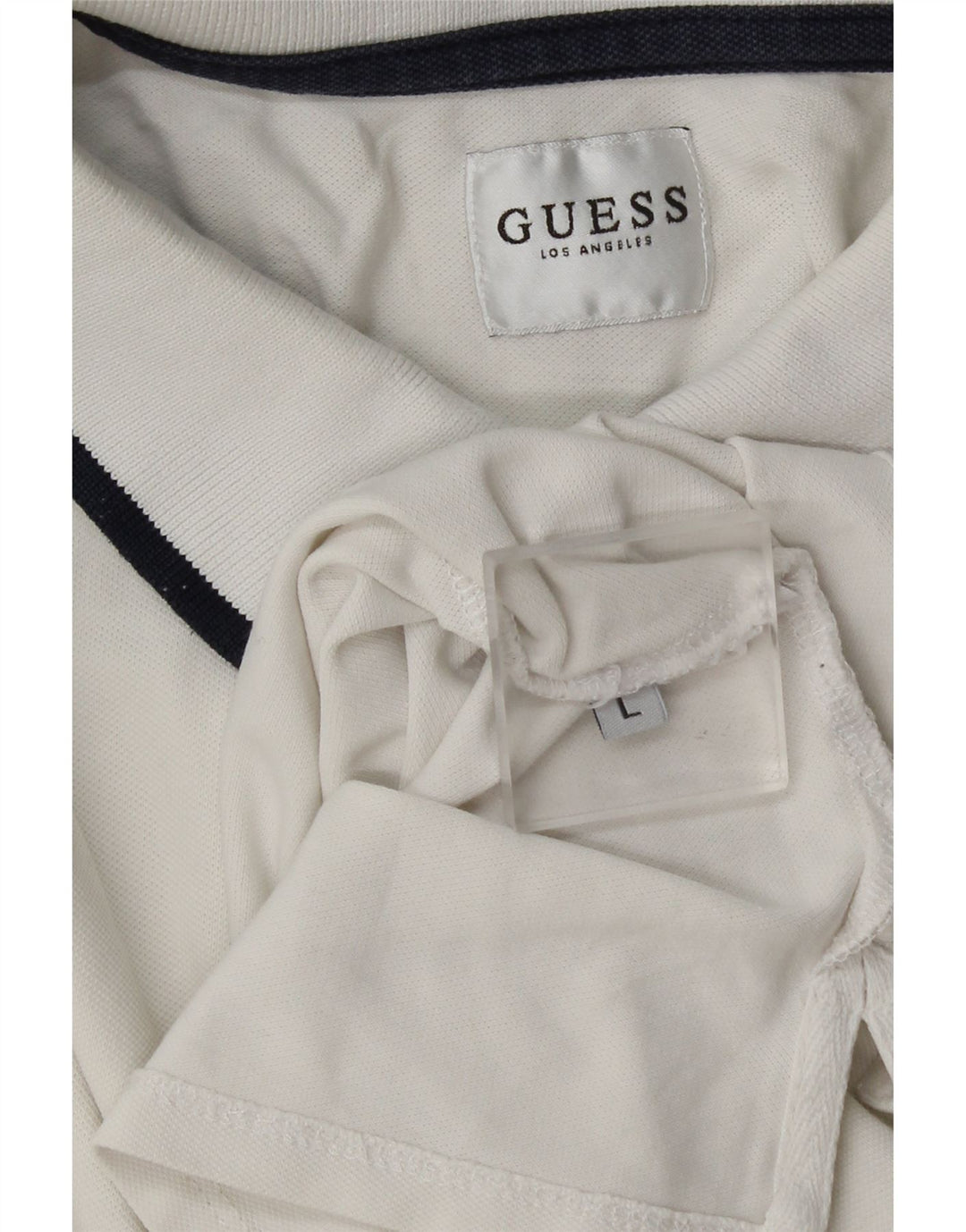 Polo da uomo Guess grande bianca