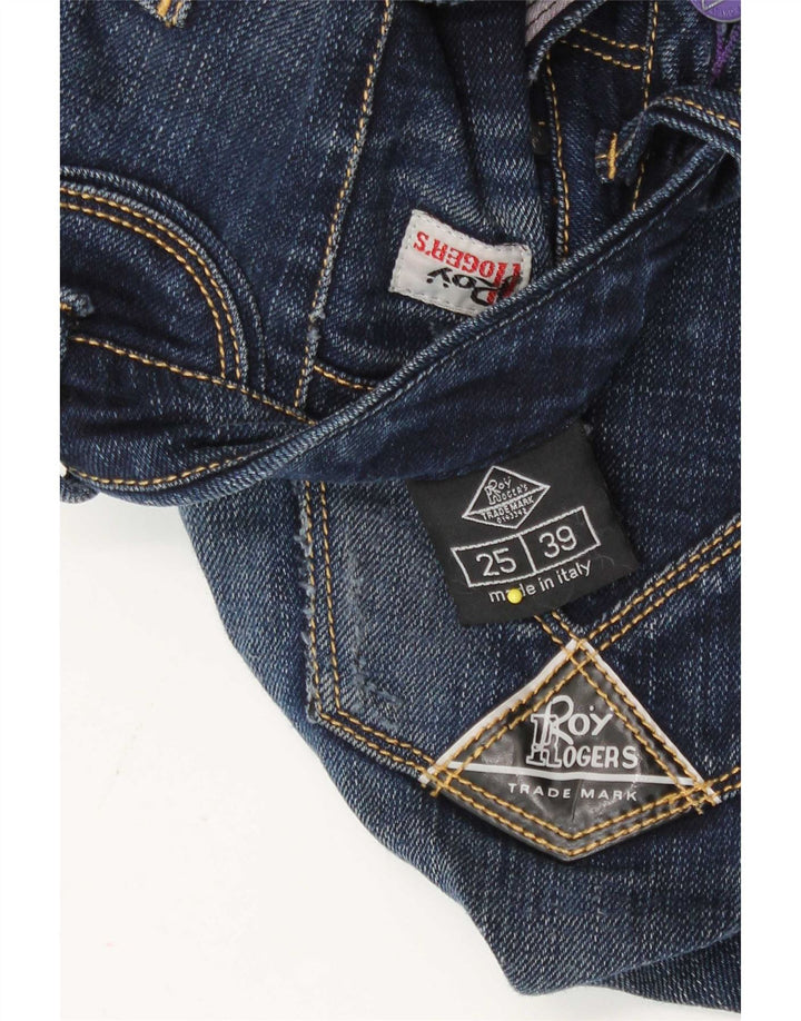 Jeans slim da donna Roy Rogers W25 L33 Blu navy