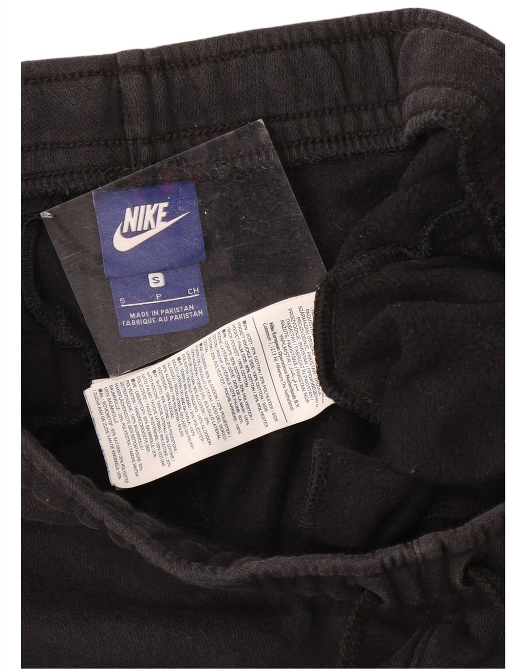 Pantaloni da tuta da uomo Nike Joggers piccoli in cotone nero sportivo