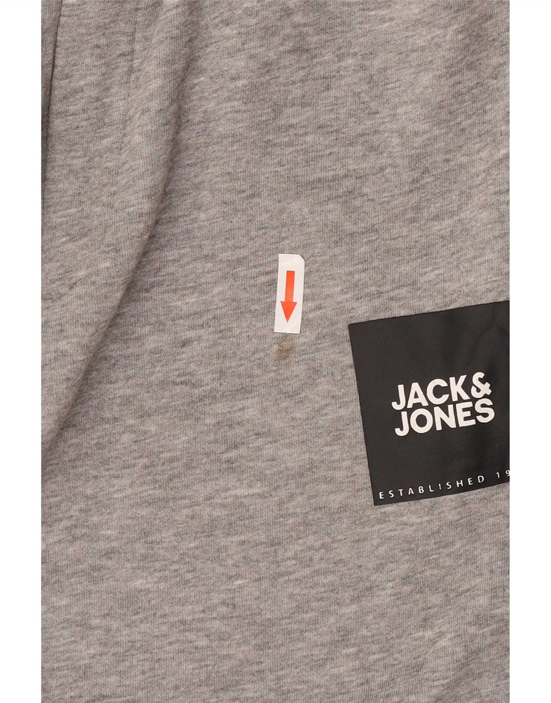 Jack & Jones Pantaloni da tuta da uomo Joggers Cotone chiazzato grigio medio