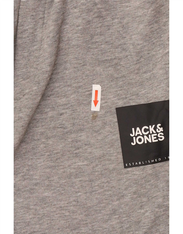 Jack & Jones Pantaloni da tuta da uomo Joggers Cotone chiazzato grigio medio