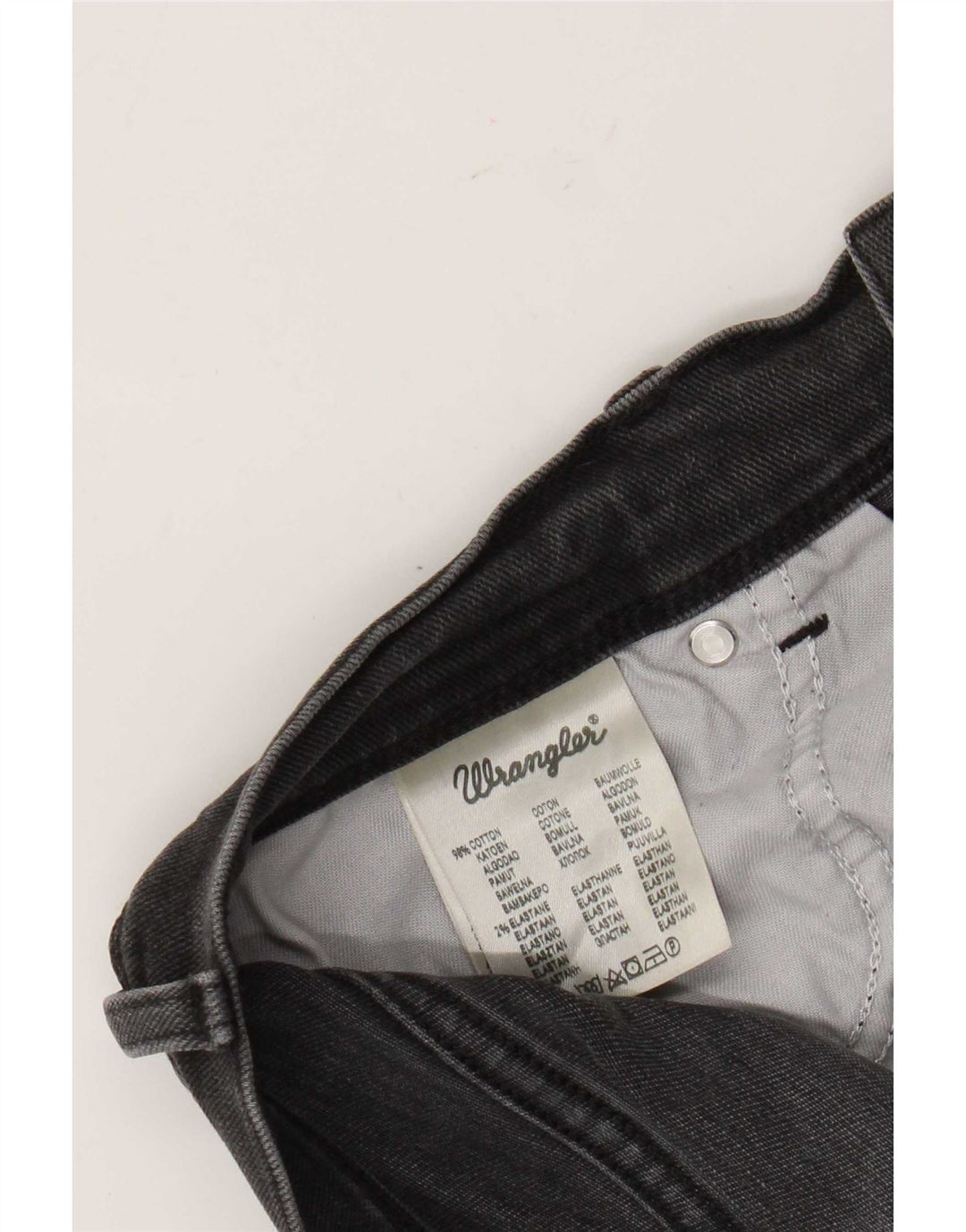 Jeans dritti da uomo Wrangler Texas W33 L32 cotone grigio