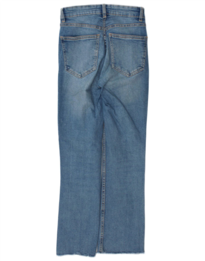 Jeans Bootcut da donna Zara EU 34 2XS W24 L26 Cotone blu