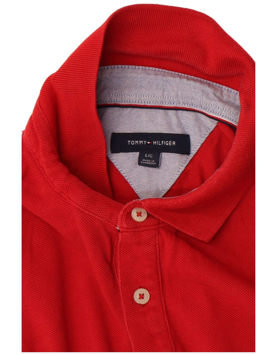 Polo da uomo Tommy Hilfiger grande rossa