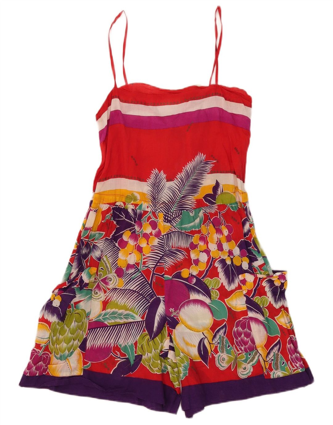 Tutina trasparente da donna Oceano IT 42 media W30 L6 multicolore floreale