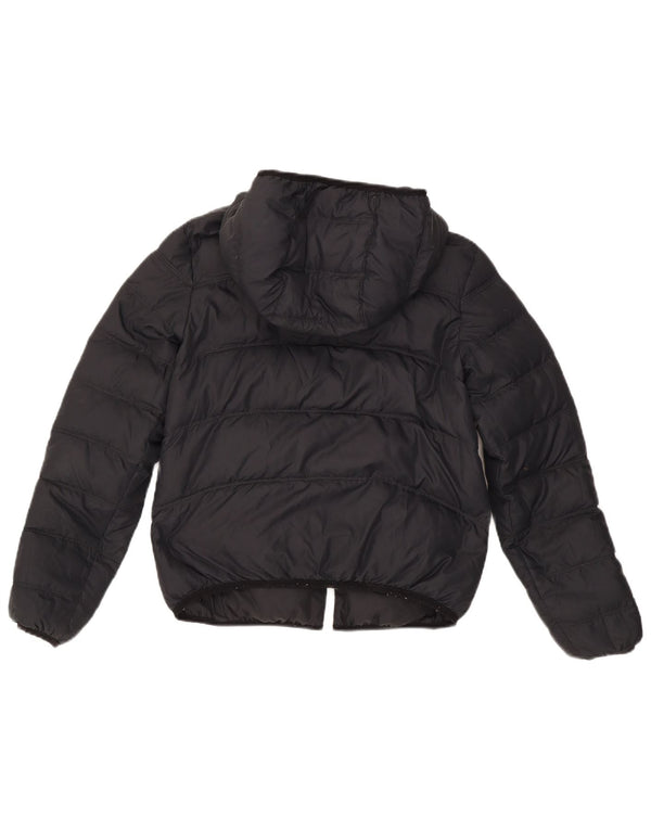 Giacca imbottita reversibile con cappuccio oversize da donna Nike UK 6 XS nera