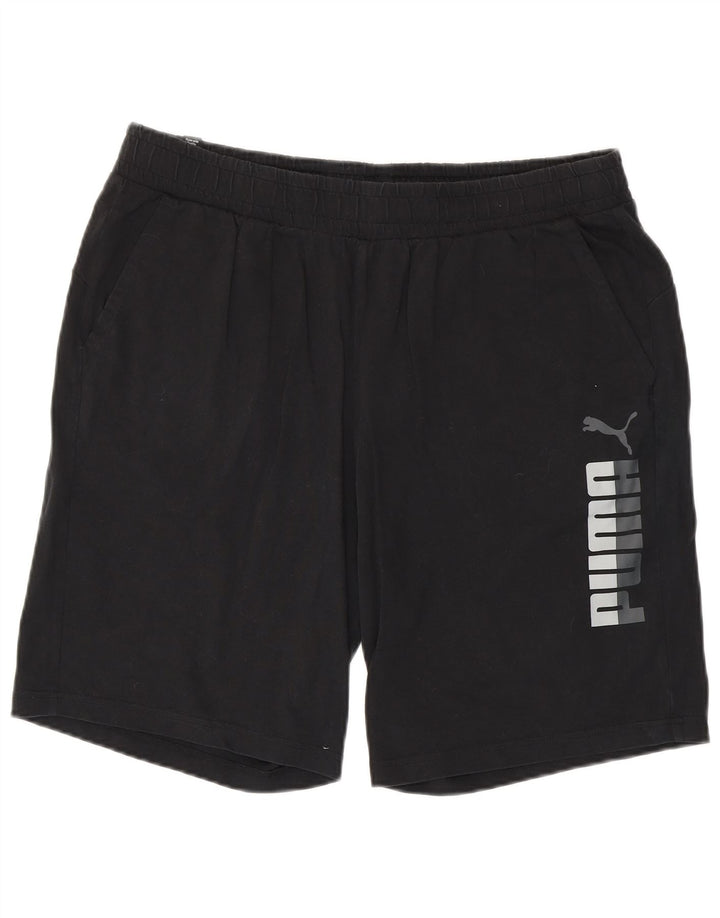 Pantaloncini sportivi grafici da uomo Puma XL neri
