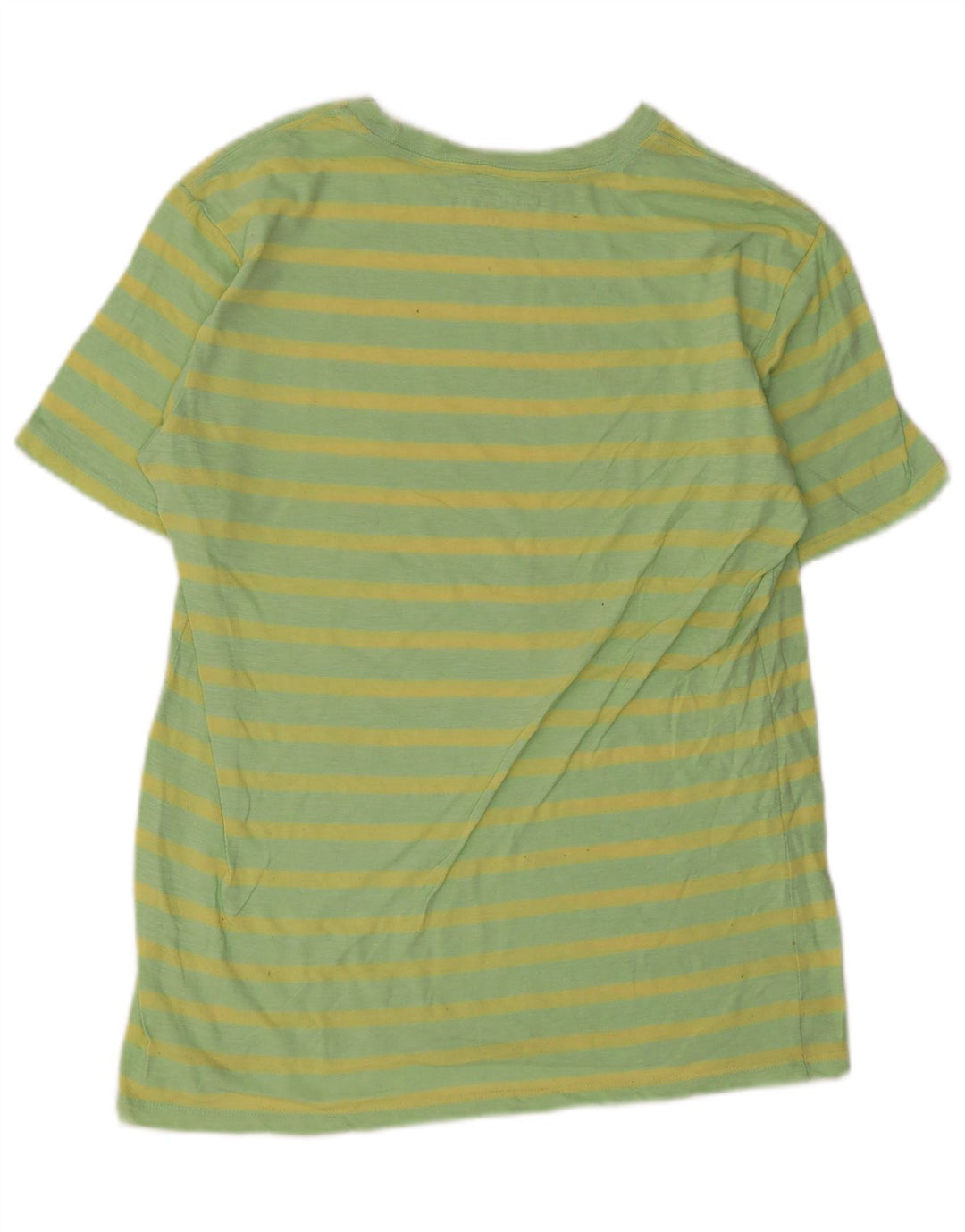 T-shirt da uomo Hurley Top in cotone a righe piccole verdi