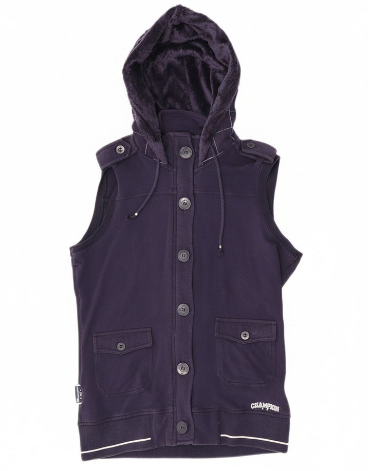 Giacca da ginnastica con cappuccio da donna Champion UK 12 Medium Purple Check