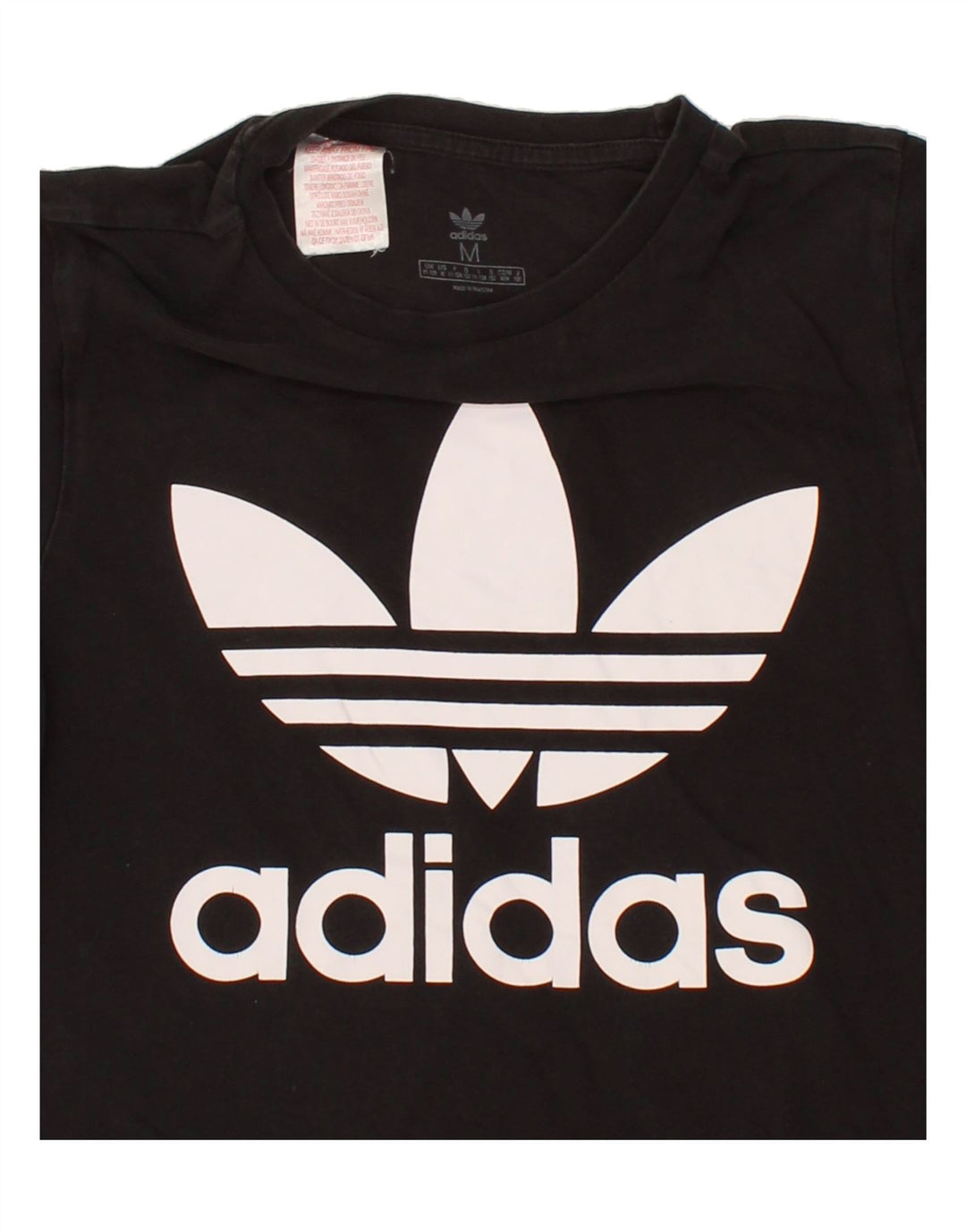 ADIDAS Boys Graphic T-Shirt Top 11-12 Years Black Vintage Adidas and Second-Hand Adidas from Messina Hembry 