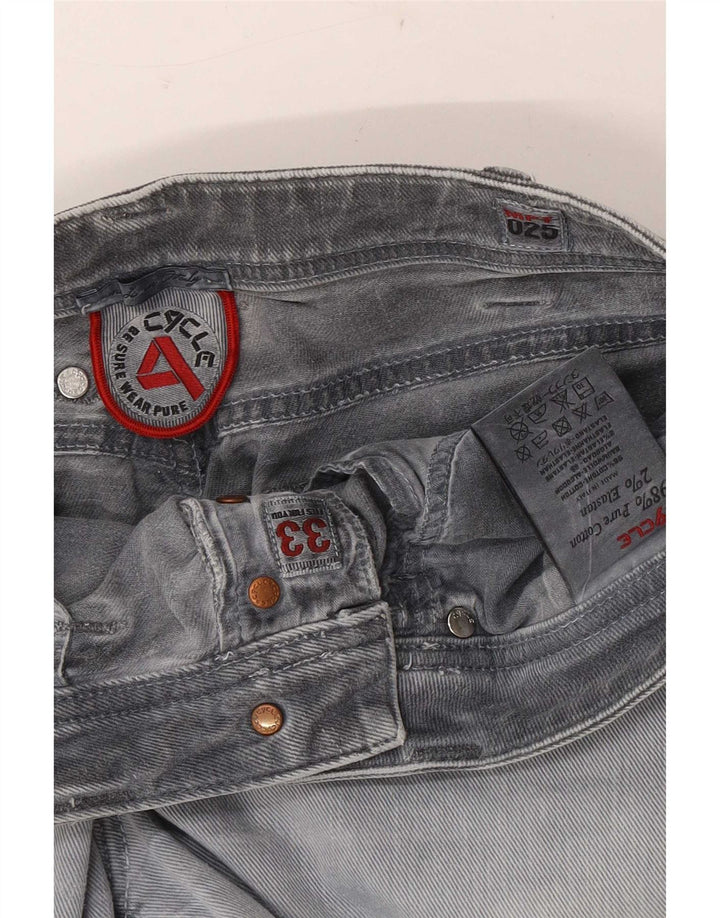 Jeans slim da donna Cycle W33 L30 cotone grigio