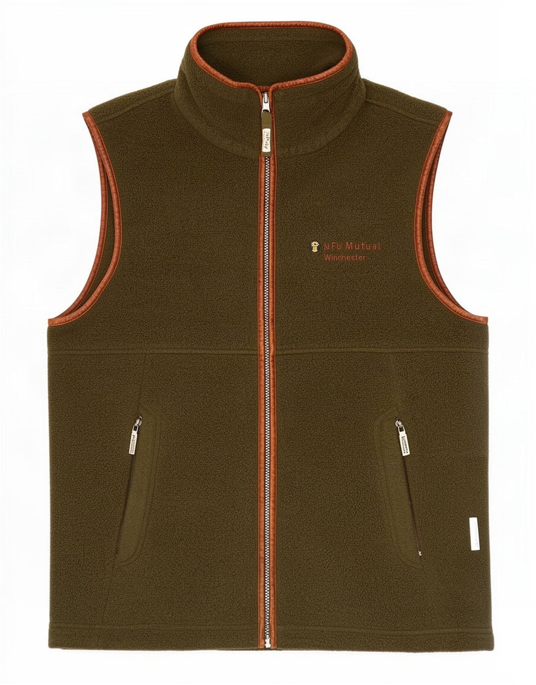 Gilet in pile da uomo Schoffel UK 40 grande poliestere kaki