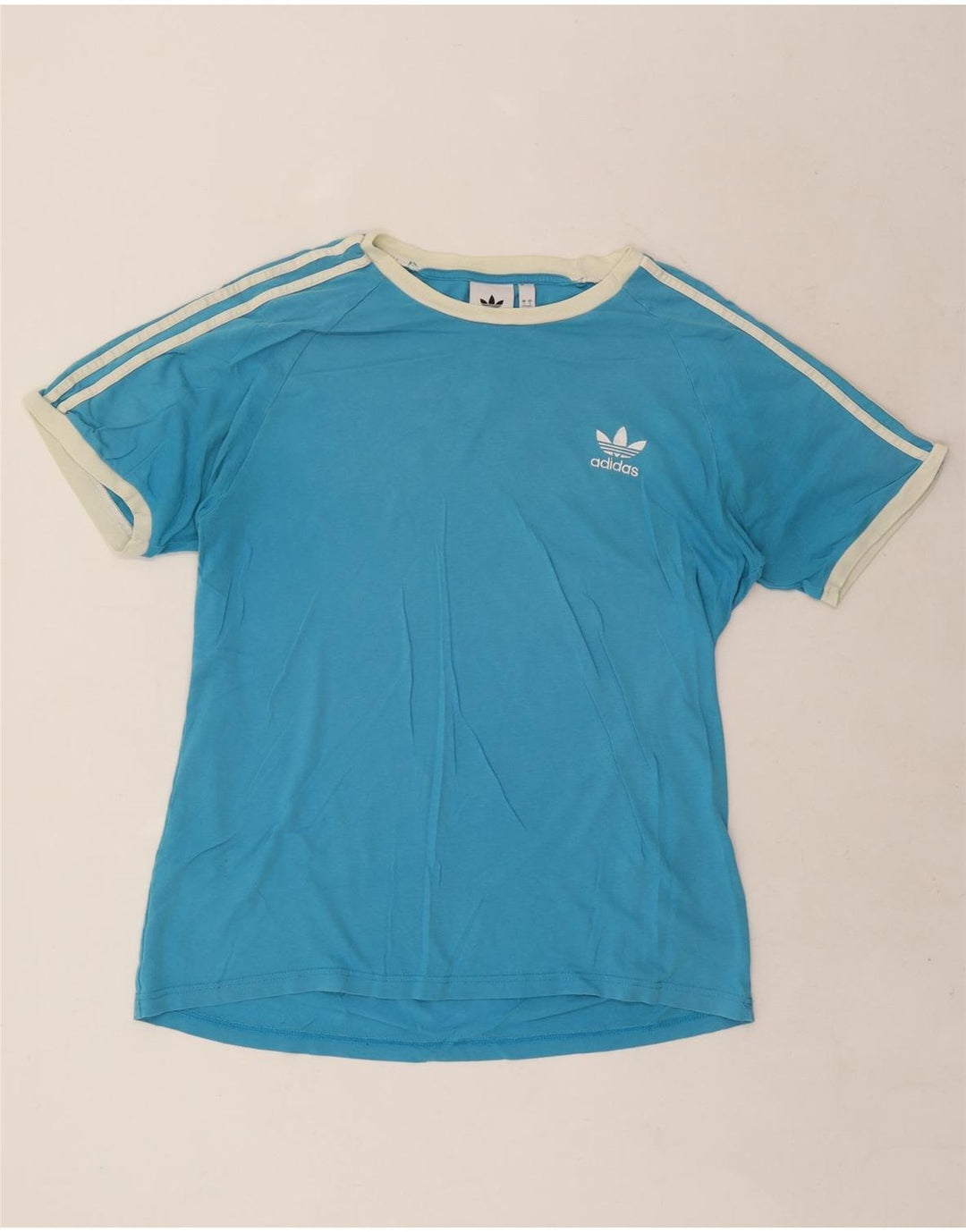 Maglietta Adidas da uomo Top Large in cotone blu