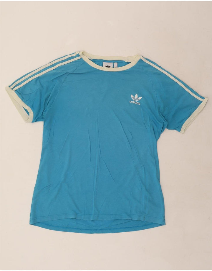Maglietta Adidas da uomo Top Large in cotone blu