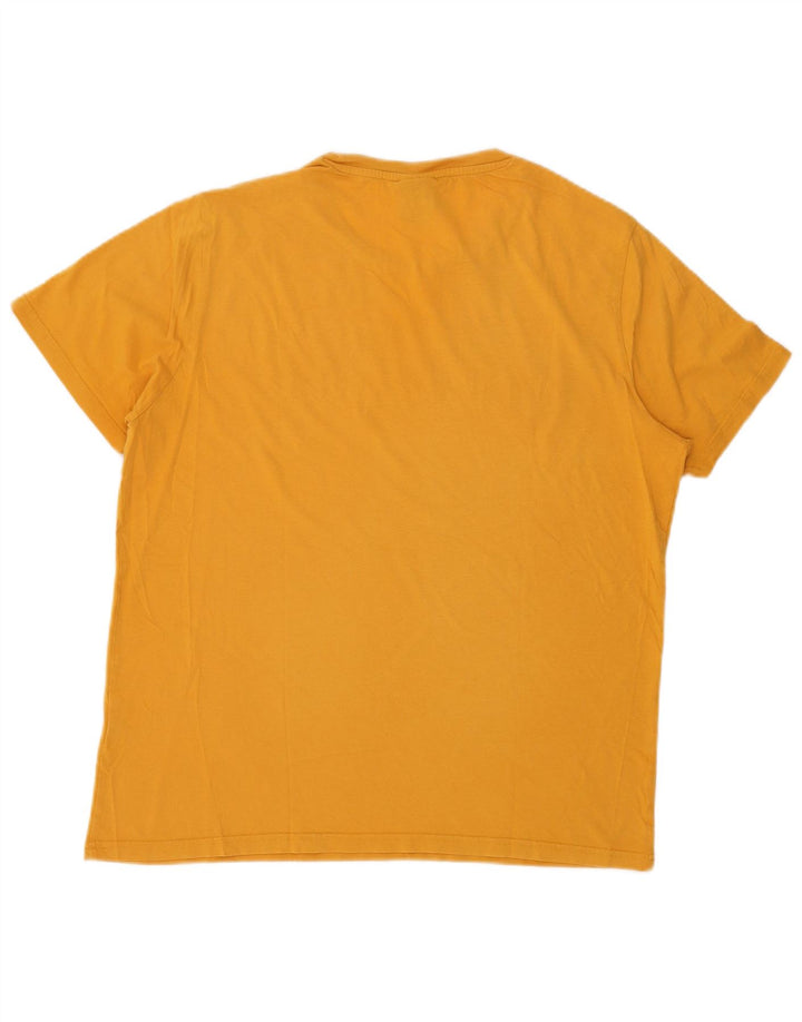 T-shirt grafica da uomo CHAMPION Top grande gialla