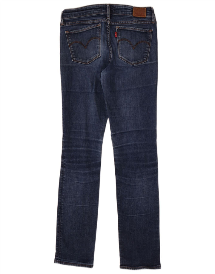 LEVI'S Jeans da donna 712 slim effetto consumato W27 L30 cotone blu