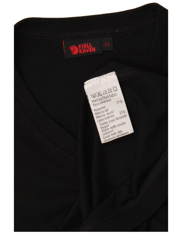 T-shirt da donna Fjall Raven Top UK 12 poliestere nero medio