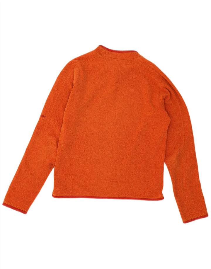 Maglione in pile da donna Patagonia UK 10 Small Arancione Poliestere