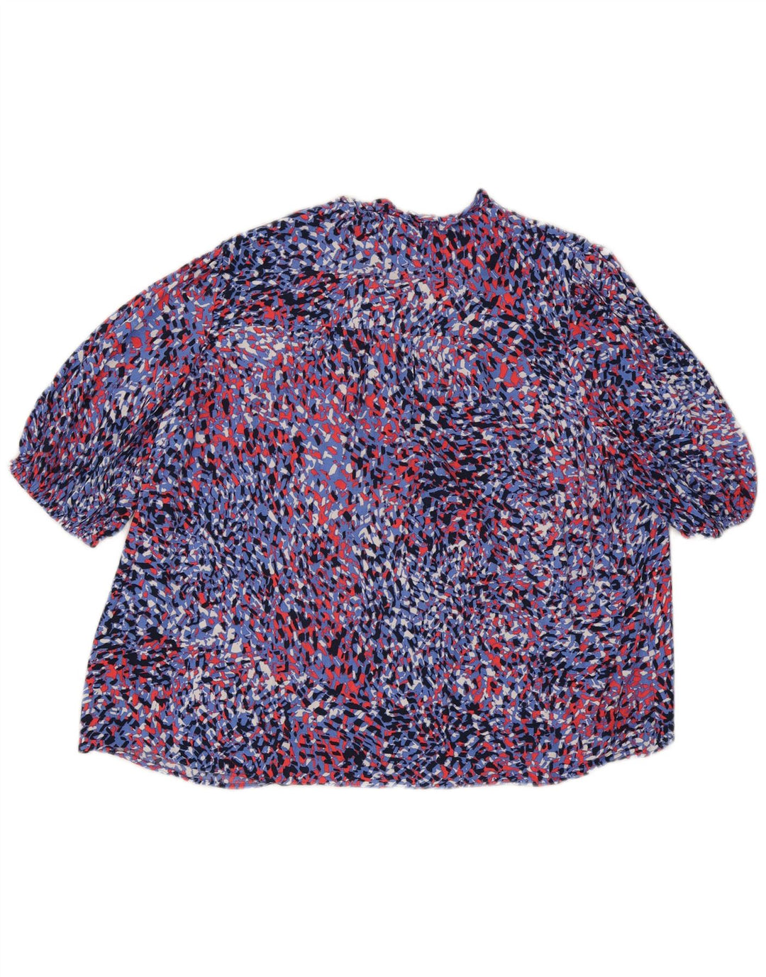 Camicetta da donna Marks & Spencer Top UK 18 XL Viscosa con stampa animalier blu