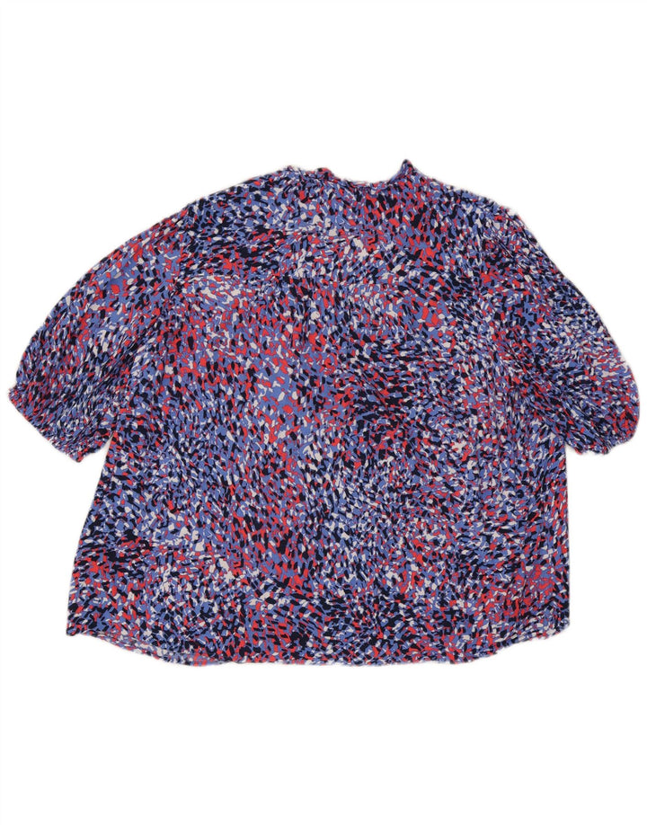 Camicetta da donna Marks & Spencer Top UK 18 XL Viscosa con stampa animalier blu